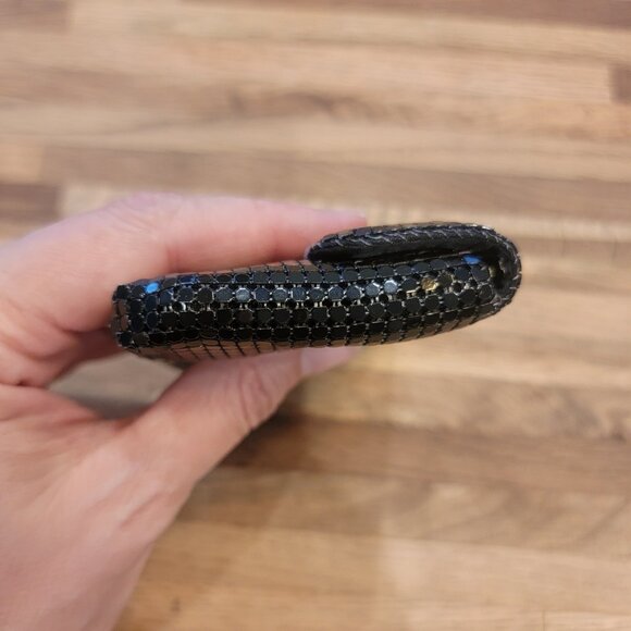 Small Black Metal Mesh Coin Purse/Wallet/Mini Bag - Picture 5 of 11